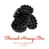 Activated Charcoal Body Bar | Massaging Soap Bar | Detoxifying Soap for Face and Body | 4oz view 2