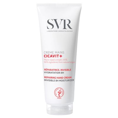 SVR Cicavit+ Hand Cream With Glycerin, Prebiotic & Coconut Oil. 8hr Protection For Extremely Dry Damaged Hands. Fragrance Free Moisturizer That Absorbs Quickly & Brings Immediate Relief. 2.5 Fl.oz.