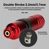 Tattoo Kit Professional Rocket Tattoo Machine Pen Motor Strong Tattoo Power Supply 10 Pcs Cartridge Needle Tattoo Supplies,Red view 3
