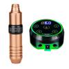 Tattoo Kit Professional Rocket Tattoo Machine Pen Motor Strong Tattoo Power Supply 10 Pcs Cartridge Needle Tattoo Supplies,Gold view 1