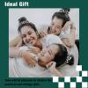 12 Pieces Checkered Scrunchies Hair Ties - Christmas Buffalo Plaid Elastic Ponytail Holders in Black and White for Girls and Women view 3