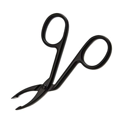 Eyebrow Scissors Tweezers, Stainless Steel Elbow Eyebrow Tweezers Pliers Clip, Flat Tip Eyebrow Removal Scissors, Straight Pointed Eyebrow Plucking Makeup Tool for Trimming Eyelash Extensions Eyebrow
