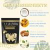 Hard Wax Beads for Sensitive Skin Hair Removal, 1.1LB Painless Pearl Waxing Beans with 20 Spatulas for Bikini, Eyebrow, and Facial At-Home Waxing for Women and Men (Cream) view 3