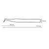 Eyelash Extension Tweezers ESD-15 Stainless Steel Tweezers, Used for Eyelash Extension, Manual Calibration Elbow Tweezers (Color-Plated Blue) 1pcs view 2