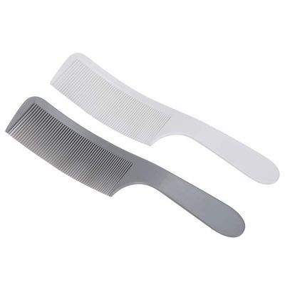Curved Barber Clipper Comb, 2 Pack Blending Comb Heat with Plastic for Men, Detangling Hair Brush for Curly Dry Wet Long Thick Hair