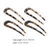4pcs Hairpin Women Hair Styling Accessories Chignons Hair Claws Women Hair Claws Women Hair Clips U Shaped Hair Decors Large Hair Accessories Hair Sticks Women Hair Decors view 3