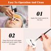 9 Pieces Facial Fan Mask Brushes, Soft Facial Applicator Brushes Tools for Peel Glycolic Makeup for Mud Cream(Black and Silver) view 4
