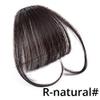 Blunt Bangs Natural Air Bangs Clip On Hair Extension Fake Fringe Front Straight Fake Hairpiece Black Brown8# view 2