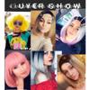14Inch Short Synthetic Wig Shoulder-Length Womens Wigs Short Bob Platinum Blonde Wig With Natural Ombre Pink Grey Bug8# view 4
