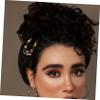 Beaupretty 4pcs U-shaped Hair for Elegant Updos Hair Sticks Clips for All Types Chic Watercolor for Stylish Buns and Chignons view 4