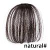 Blunt Bangs Natural Air Bangs Clip On Hair Extension Fake Fringe Front Straight Fake Hairpiece Black Brown4# view 2