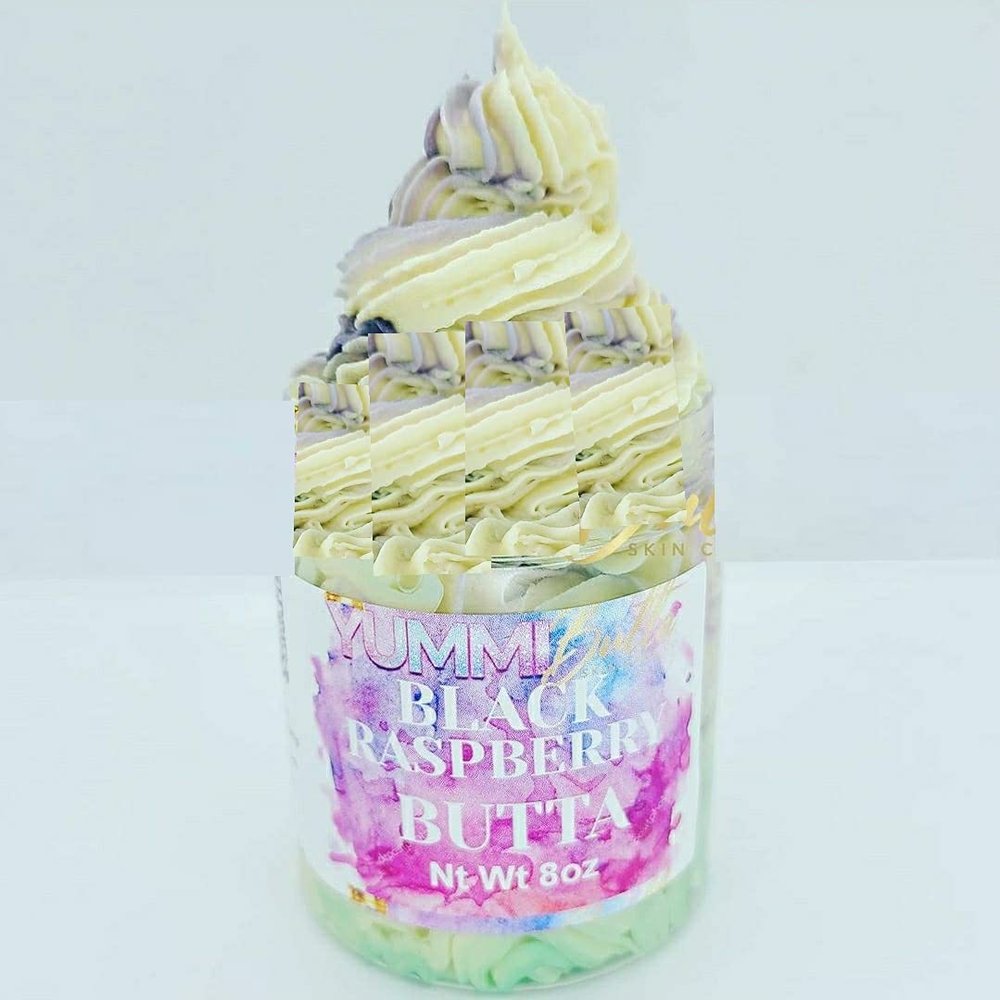 Black raspberry Vanilla Body scrub Shea butter scrub Skincare moisturizer