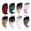 14Inch Short Synthetic Wig Shoulder-Length Womens Wigs Short Bob Platinum Blonde Wig With Natural Ombre Pink Grey Bug5# view 4