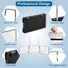 LMZNXCZ 3 Way Mirror for Self Hair Cutting,360 Haircuts Men for Barber Use Tools,to See Back of Head,Tri Fold Mirror with Portable Height Adjustable Telescoping Hooks view 3