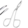 AAProTools Professional Scissor Handle Tweezers (Straight Flat Tip, Matte Finish) view 1
