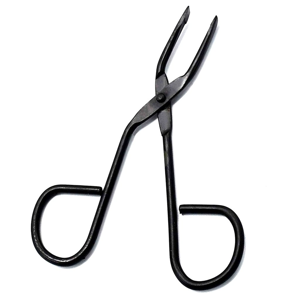 AAProTools Professional Salon Tweezers With Easy Scissor Handle, The Best Precision Eyebrow Tweezers Men/women; Portable Beauty Tools For Facial Hair, Ingrown Hair, Blackhead; Black