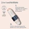 trestique Highlight Stick, Illuminator Makeup For Face, Highlighter Makeup Stick, Face Highlighter Bronzer - Refillable view 2