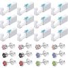 Chumia 12 Pack Disposable Ear Piercing Tool with 12 Pcs Ear Studs Safety Tool (5mm) Self No Pain Easy Use view 1