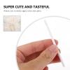 FOMIYES 100pcs Disposable Lip Brush Applicators Plastic Lipstick Wands for Lip Gloss and Makeup Application Beauty Tool for Precise Cosmetic Use view 3