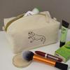 Azeeda 'Bearded Dragon' Canvas Wash Bag/Makeup Case (CS00023990) view 2