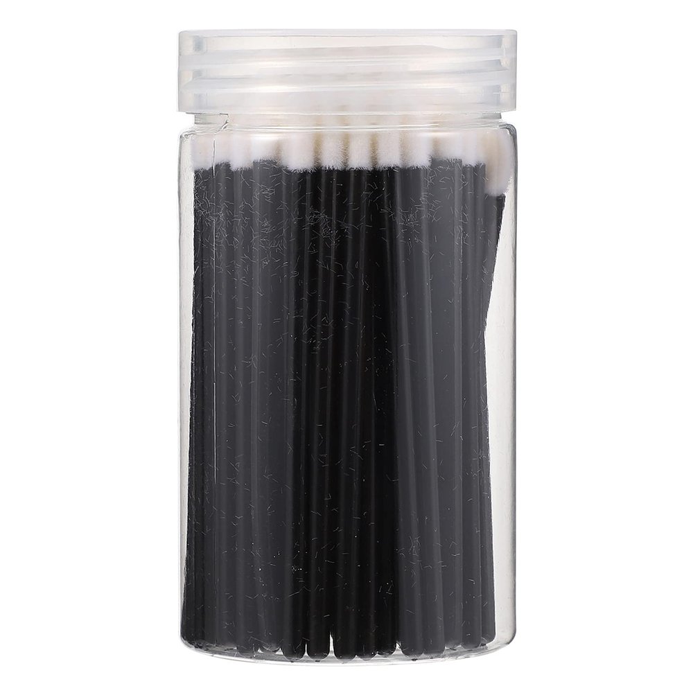 FOMIYES 100pcs Disposable Lip Brush Applicator Makeup Tool for Lipstick and Gloss for Professional and Home Use Convenient Clean-up