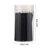FOMIYES 100pcs Disposable Lip Brush Applicator Makeup Tool for Lipstick and Gloss for Professional and Home Use Convenient Clean-up view 2