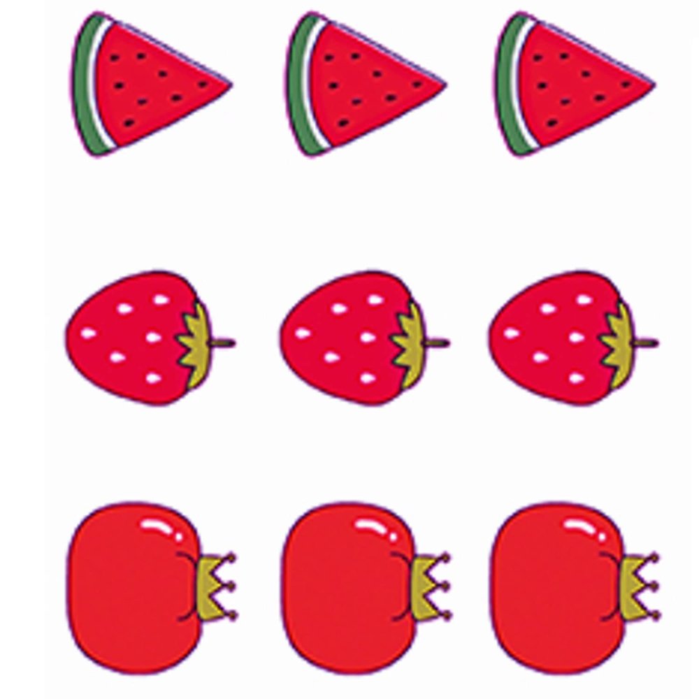 20PCS temporary tattoo fake, autumn leaf pattern paper flowers and fruits cute, waterproof stickers children stickers, used for birthday party supplies