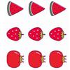 20PCS temporary tattoo fake, autumn leaf pattern paper flowers and fruits cute, waterproof stickers children stickers, used for birthday party supplies view 1