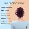 CAISHA Jumbo Hairpiece Scrunchy Updo Voluminous Curly Messy Bun Wine Red G16L view 2
