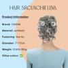 CAISHA Jumbo Hairpiece Scrunchy Updo Voluminous Curly Messy Bun Light Brown Gray Mix G24L view 2