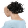 CAISHA Jumbo Hairpiece Scrunchy Updo Voluminous Curly Messy Bun Brown G18L view 1