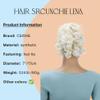 CAISHA Jumbo Hairpiece Scrunchy Updo Voluminous Curly Messy Bun Light Blonde Mix G23L view 2