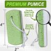 Dr. Entre's Pumice Stone for Feet 4 Pack: Callus Remover, Dead Skin Scraper, Exfoliator for Scrubber Use, Pedicure Tools, Cracked Heels Foot Care view 2