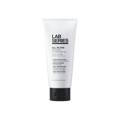 Lab Series Men's All-In-One Defense Face Lotion SPF 35 - Mineral Oil Free Sunscreen - Anti Aging Face Moisturizer with SPF - Skin Care for Men, 3.4 Fl Oz