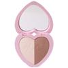 KimChiChic Beauty Thailor Contour Duo, 2-in-1 Sculpting Palette, Blendable Matte Powders, Heart-Shaped Compact with Mirror, Cruelty-Free, Tawny view 1