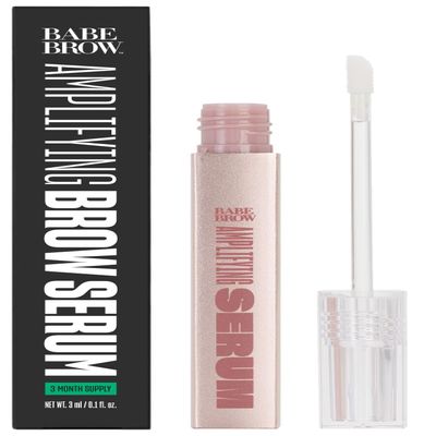 Babe Original Brow Serum For Thicker Looking Eyebrows - Brow Serum with Peptides, Castor Oil, Biotin, Repairing Amino Acids | 3mL size