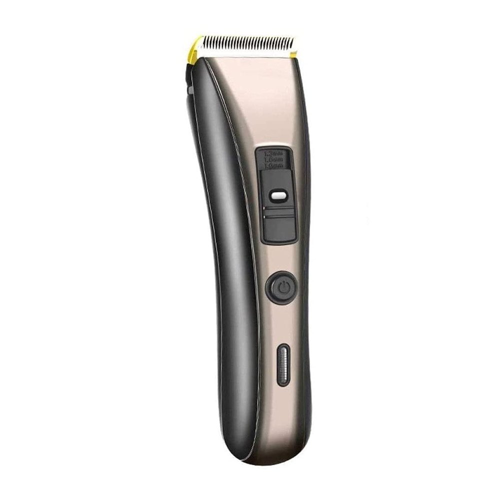 SMSOM Hair Clippers for Men, Men Beard Trimmer, Quiet Rechargeable Cordless Hair Trimmers, Electric Hair Clippers with Professional Scissors and Barber Cape (Gold)