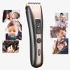 SMSOM Hair Clippers for Men, Men Beard Trimmer, Quiet Rechargeable Cordless Hair Trimmers, Electric Hair Clippers with Professional Scissors and Barber Cape (Gold) view 2
