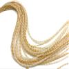 10 Pieces - Bleached Grizzly Thin Long Whiting Farm Rooster Saddle Hair Extension Feathers Craft Supply Fly Tying Summer | Moonlight Feather view 3