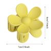 12-Piece Flower Claw Clips - Large Jaw Clips for Women & Girls - Thick & Thin Hair - 12 Colors - Matte, Non-Slip, Strong Hold view 2