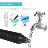 Qisebin Upgraded Nose and Ear Hair Trimmer, Professional Painless Nose Hair Remover for Men and Women, Electric High-speed Rotating Waterproof Stainless Steel Nose Hair Trimmer,Black view 2
