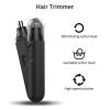 Qisebin Upgraded Nose and Ear Hair Trimmer, Professional Painless Nose Hair Remover for Men and Women, Electric High-speed Rotating Waterproof Stainless Steel Nose Hair Trimmer,Black view 3