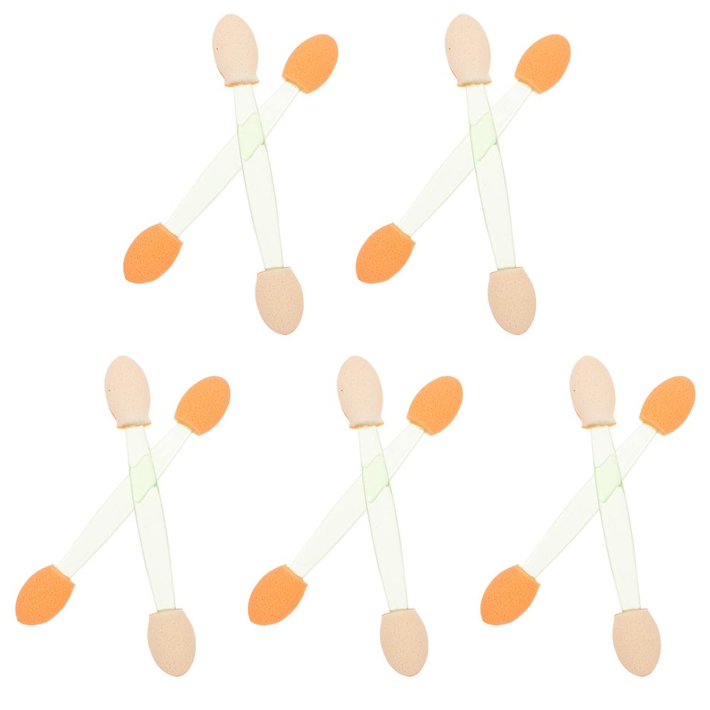 FOMIYES 100pcs Double-end Eyeshadow Applicators Makeup Tools for Beginners Lightweight Dual-sided Sponge for Daily Use Parties Weddings and Festivals