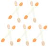 FOMIYES 100pcs Double-end Eyeshadow Applicators Makeup Tools for Beginners Lightweight Dual-sided Sponge for Daily Use Parties Weddings and Festivals view 1