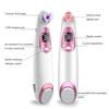 Blackhead Remover Vacuum, Red and Blue Beauty Pore Cleaner LED Display Screen USB Rechargeable Blackhead Remover, 3 Adjustable Suction Levels, 4 Replaceable Probes view 2