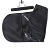10 Packs Portable Wig Hair Extension Storage Bag with Wooden Hangers Hairpieces Storage Holder Wigs Carrier Case for Daily Use & Travel (Black) view 3