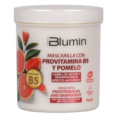 Blumin Anti-Frizz Effect Hair Mask with Grapefruit and Pro-Vitamin B5, for Dry and Dehydrated Hair, 700 ml