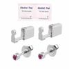 2Pcs Disposable Sterile Unit Ear Nose Stud Piercing Gun Piercer Tool Machine (3mm Mini Ruby) view 1