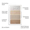 POP Beauty PRISMATIC POP PALETTE | BETTER BARE - Ultra Light Reflecting Blush Palette, Seamlessly Blends onto Skin for an Ethereal Finish, 4 Shade Skin Illuminator for 3D Glow | 0.3 Oz view 3