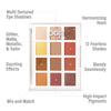 POP Beauty LIGHTSHOW PALETTE | FIRE FIT - Eyeshadow Palette, 12 Shades, Complementary Colours, Multi-Textured, Richly-Pigmented | Matte, Metallic, Satin, Glitter view 3